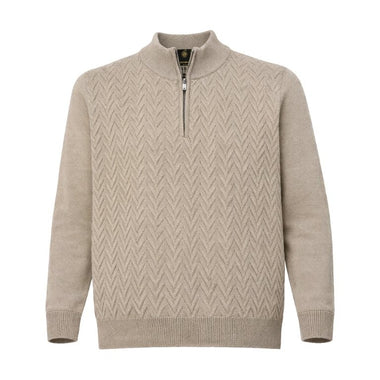F/X Fusion Oatmeal Heather Quarter Zip