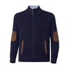 F/X Fusion Navy Ottoman Zip Sweater