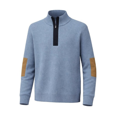 F/X Fusion Slate Quarter Zip Sweater