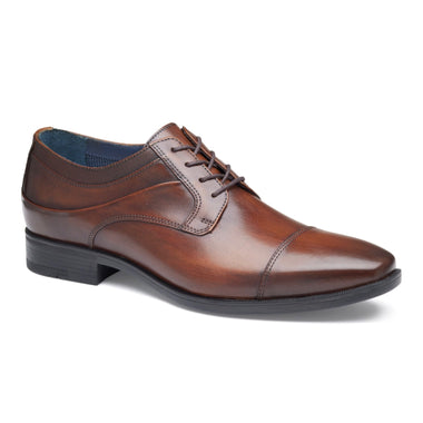 J&M Mahogany Gibbons Cap Toe