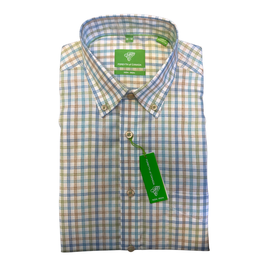 Forsyth of Canada Plaid Soren Dress Shirt 2XL