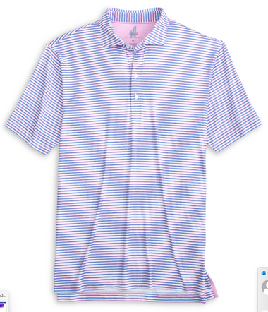 Johnnie-O Warwick Pink Polo