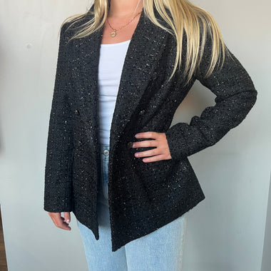 Joseph Ribkoff Black Sparkly Blazer
