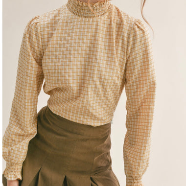 sadie & sage mock neck top