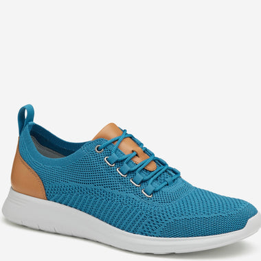 Johnston & Murphy Blue Knit Amherst