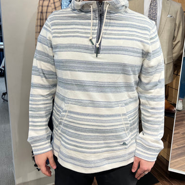 Tommy Bahama shoreline stripe baja hoodie