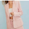 Mainstream Pink Lace Blazer