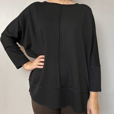 Spanx Black Dolman Sweatshirt