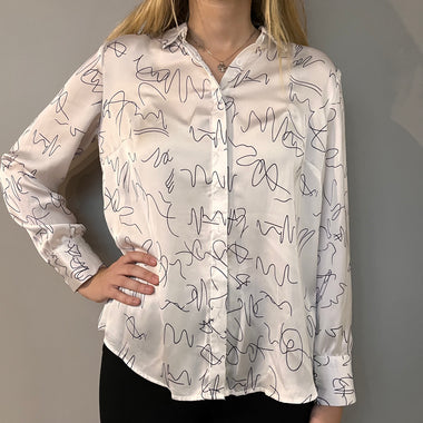 Insight White Silk Blouse