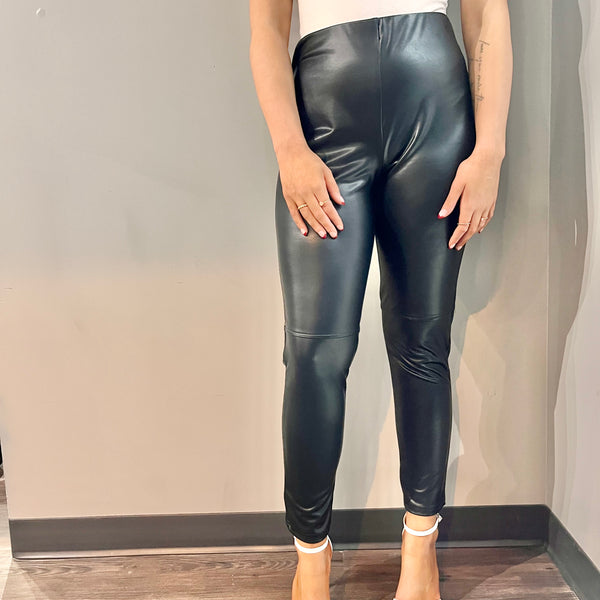Joseph Ribkoff Black Faux Leather Ella Legging – Graif Clothing
