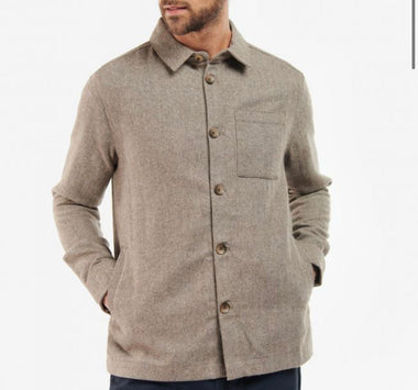 Barbour Menfort Overshirt Stone