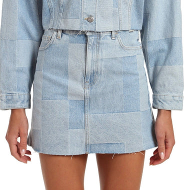 Mavi Bailey Jaquard Denim Skirt