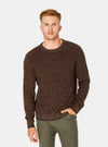 7Diamonds Brown Knit Sweater