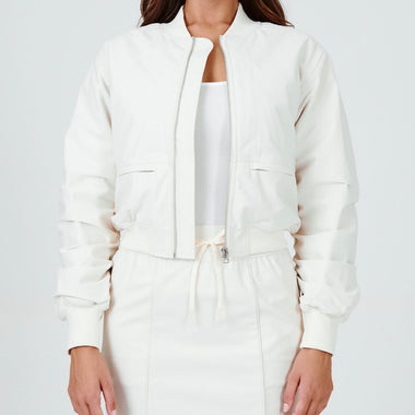 7Diamonds Infinity Bomber Jacket Soft White