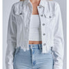 Hidden White Jean Jacket