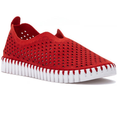 Ilse Jacobsen Tulip Deep Red Flats