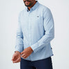 7Diamonds Blue/White Patterened Shirt