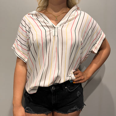 Kerenhart Striped Button Up