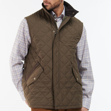 Barbour Shoveler Gilet Olive Green Vest