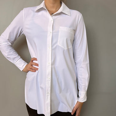 Lysse White Schiffer Button Down Top