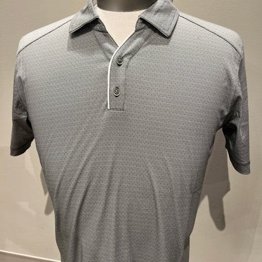 Raffi Black Mini Dot Polo