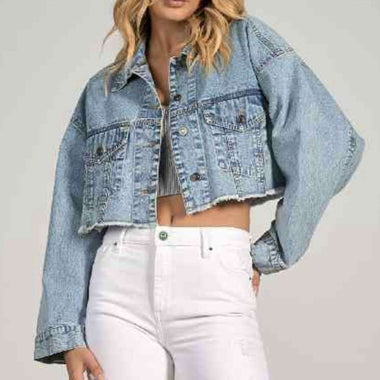 Elan Cropped Denim Jacket
